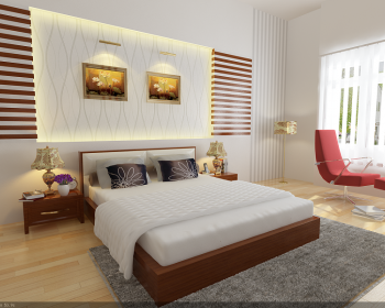 Thiết kế thi công phòng đơn khách sạn Ngọc Lan Hồ Chí Minh KS001
